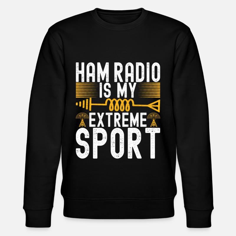 Ham Radio Ham Funker - Stanley/Stella Unisex Bio-Sweatshirt CHANGER  - Schwarz