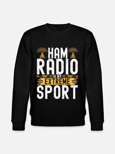 Ham Radio Ham Funker - Stanley/Stella Unisex Bio-Sweatshirt CHANGER  - Schwarz