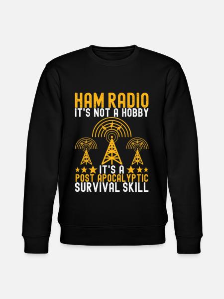 Ham Radio Ham Funker - Stanley/Stella Unisex Bio-Sweatshirt CHANGER  - Schwarz