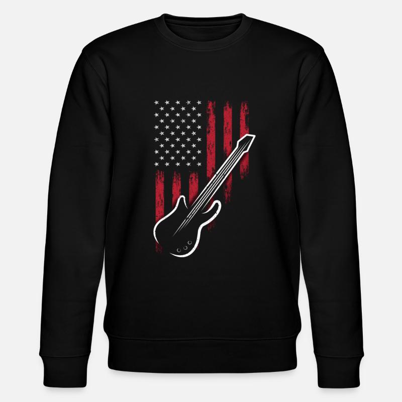 Guitar - Guitarist - Stanley/Stella CHANGER Unisex Organic Sweatshirt - black