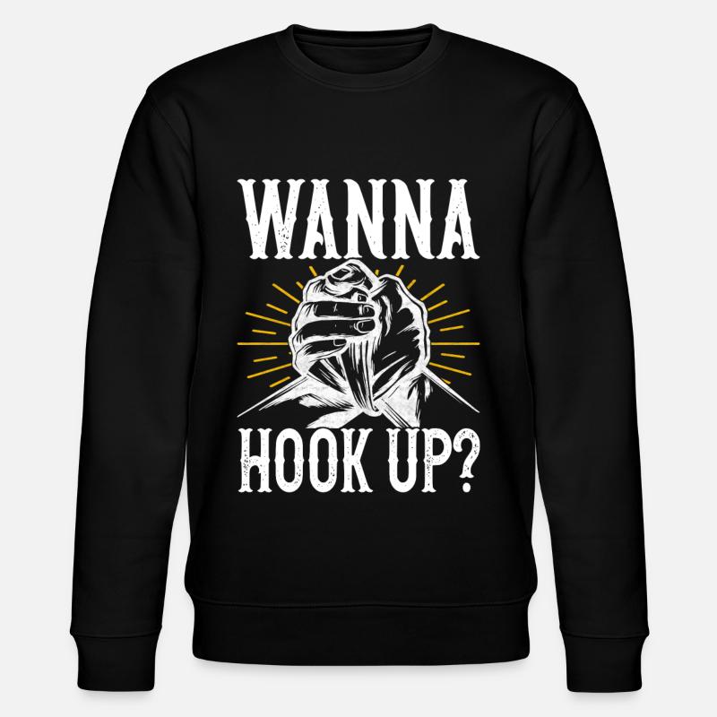 Bras de fer - Sweat bio CHANGER Stanley/Stella Unisexe - noir