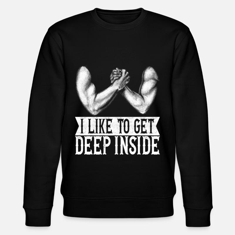 Bras de fer - Sweat bio CHANGER Stanley/Stella Unisexe - noir