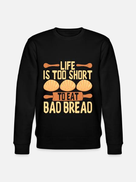 Bäcker Bäckerei Backen - Stanley/Stella Unisex Bio-Sweatshirt CHANGER  - Schwarz