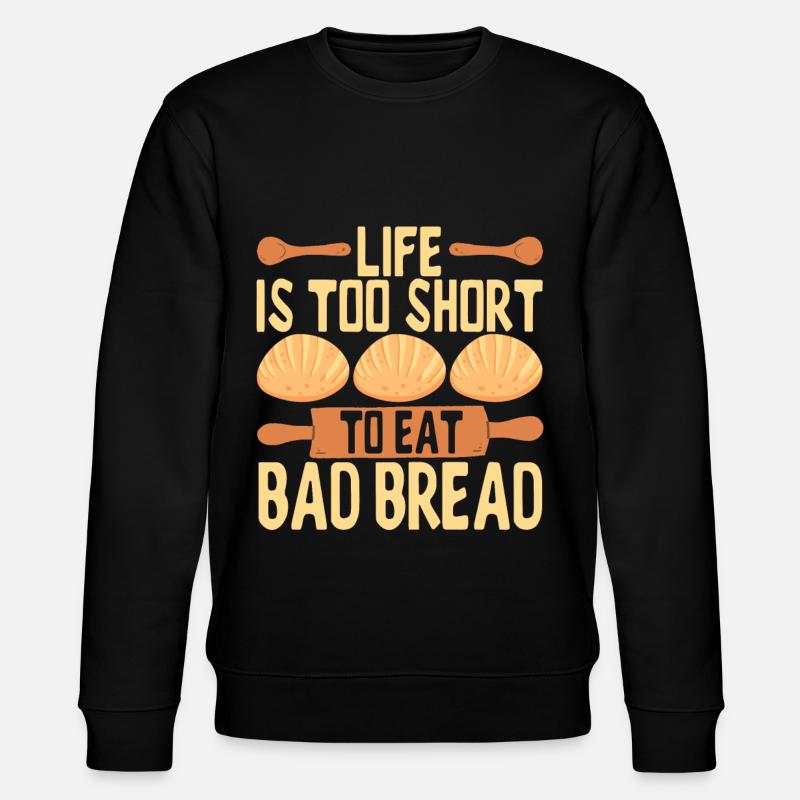 Baker Bakery Baking - Stanley/Stella CHANGER Unisex Organic Sweatshirt - black