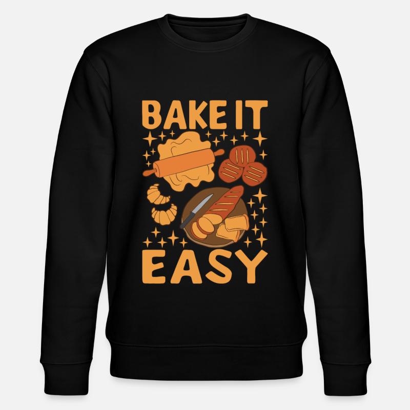 Bäcker Bäckerei Backen - Stanley/Stella Unisex Bio-Sweatshirt CHANGER  - Schwarz