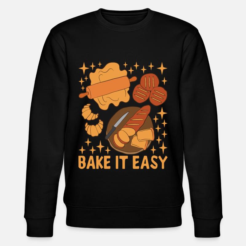 Baker Bakery Baking - Stanley/Stella CHANGER Unisex Organic Sweatshirt - black