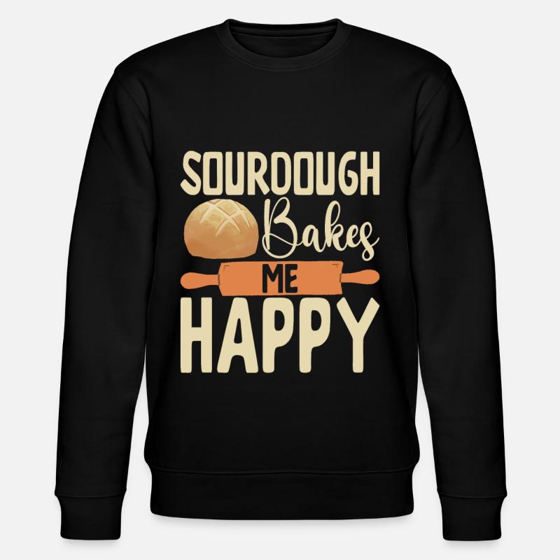 Baker Bakery Baking - Stanley/Stella CHANGER Unisex Organic Sweatshirt - black