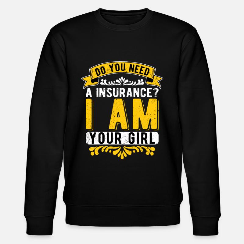 Versicherungsvertreterin Versicherungskauffrau - Stanley/Stella Unisex Bio-Sweatshirt CHANGER  - Schwarz