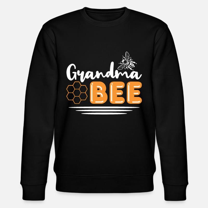 Grand-mère abeille - Sweat bio CHANGER Stanley/Stella Unisexe - noir
