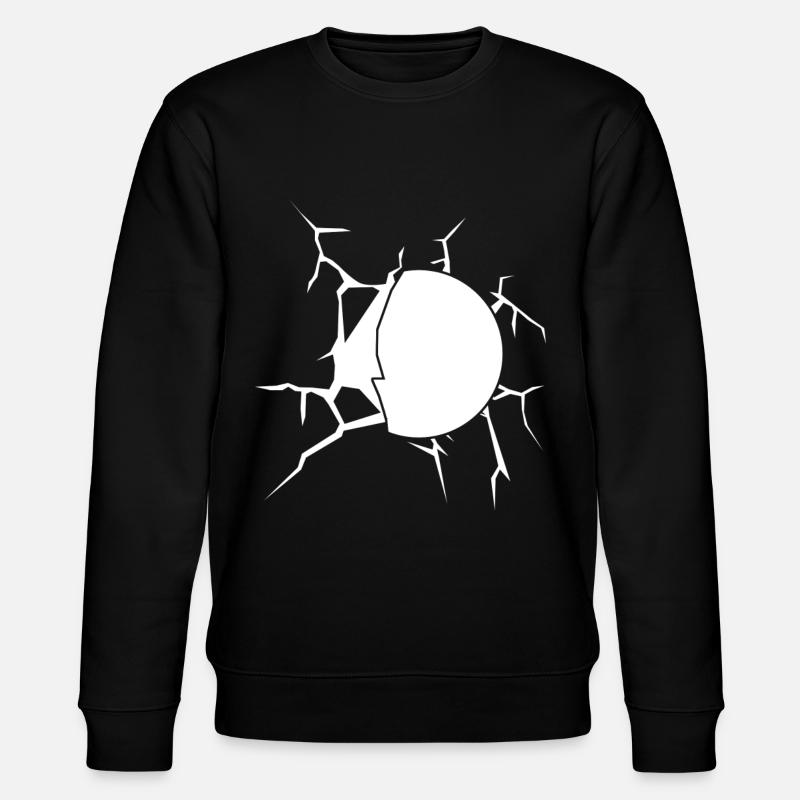 Balles de ping-pong - Sweat bio CHANGER Stanley/Stella Unisexe - noir