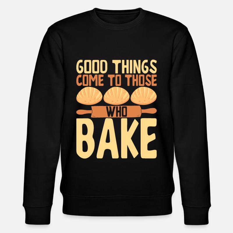 Baker Bakery Baking - Stanley/Stella CHANGER Unisex Organic Sweatshirt - black