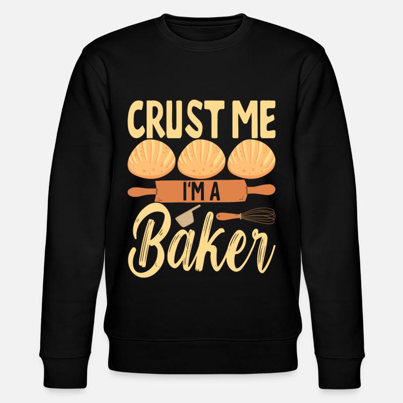 Baker Bakery Baking - Stanley/Stella CHANGER Unisex Organic Sweatshirt - black