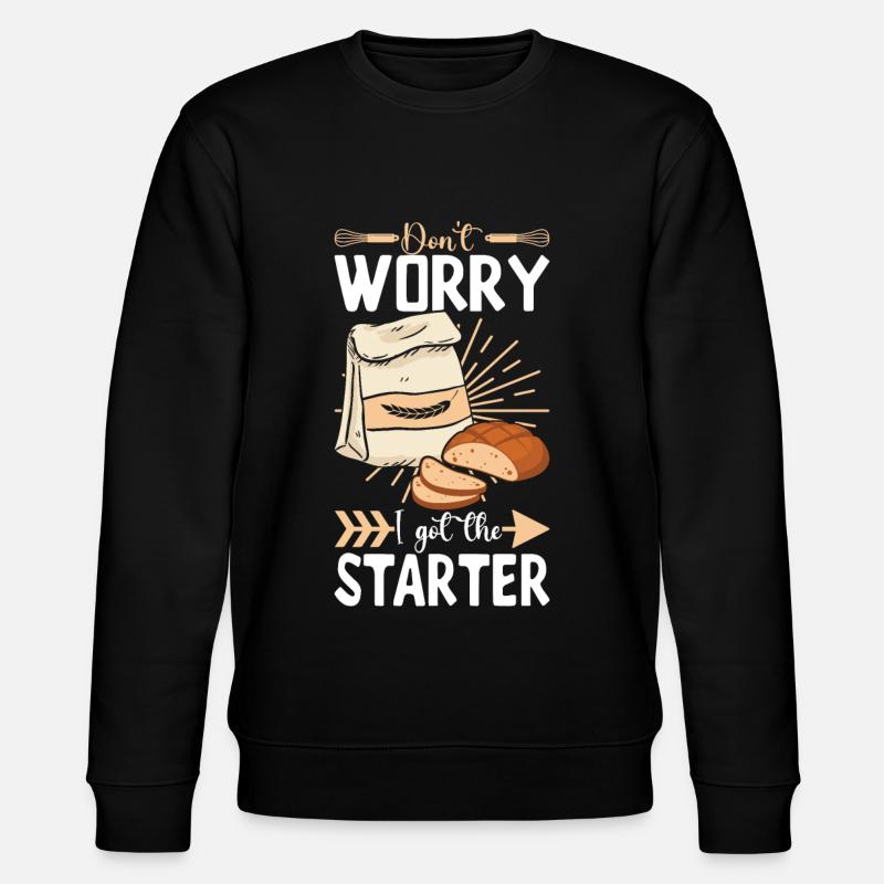 Baker Bakery Baking - Stanley/Stella CHANGER Unisex Organic Sweatshirt - black