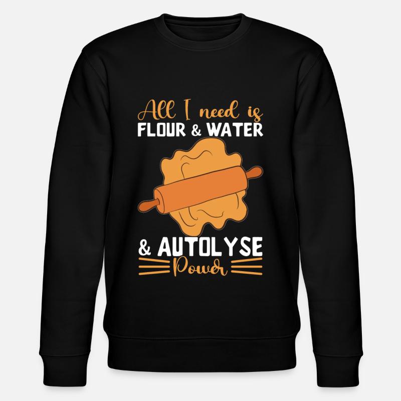 Baker Bakery Baking - Stanley/Stella CHANGER Unisex Organic Sweatshirt - black