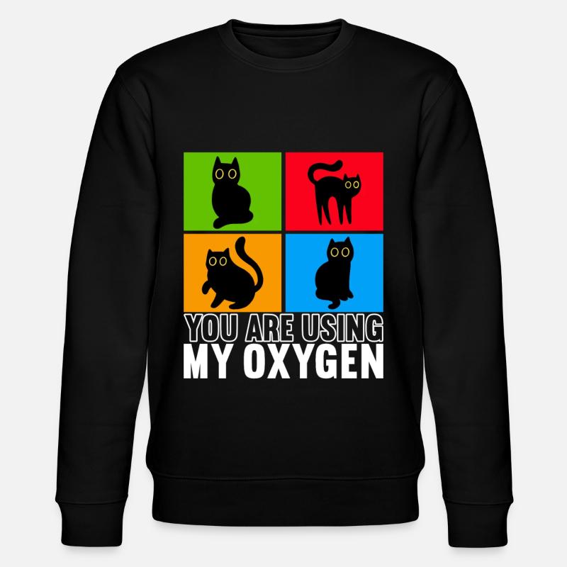 Chats Misanthrope Sarcasme - Sweat bio CHANGER Stanley/Stella Unisexe - noir