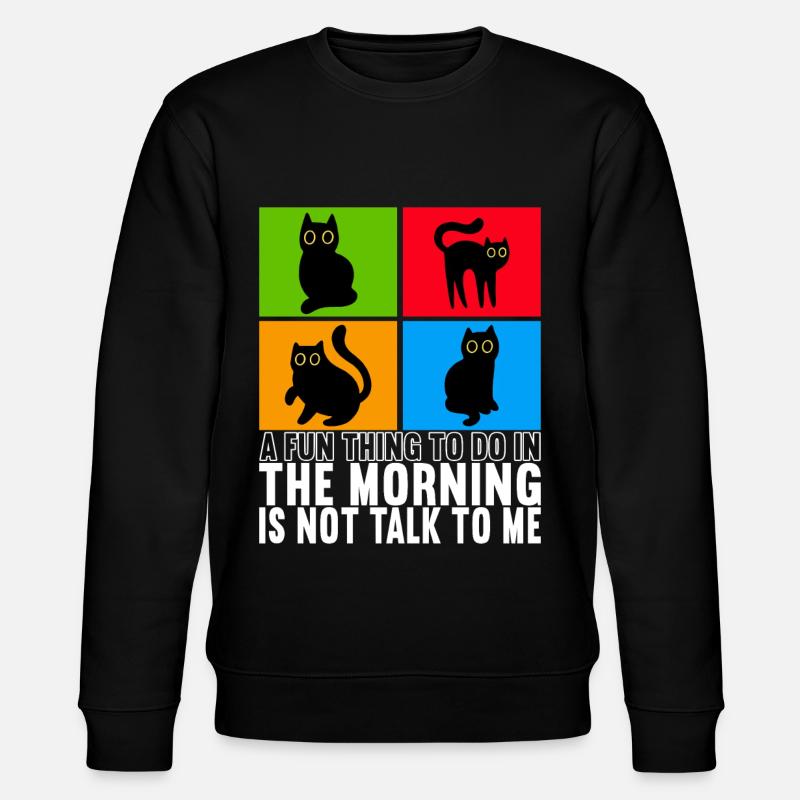 Chats Misanthrope Sarcasme - Sweat bio CHANGER Stanley/Stella Unisexe - noir