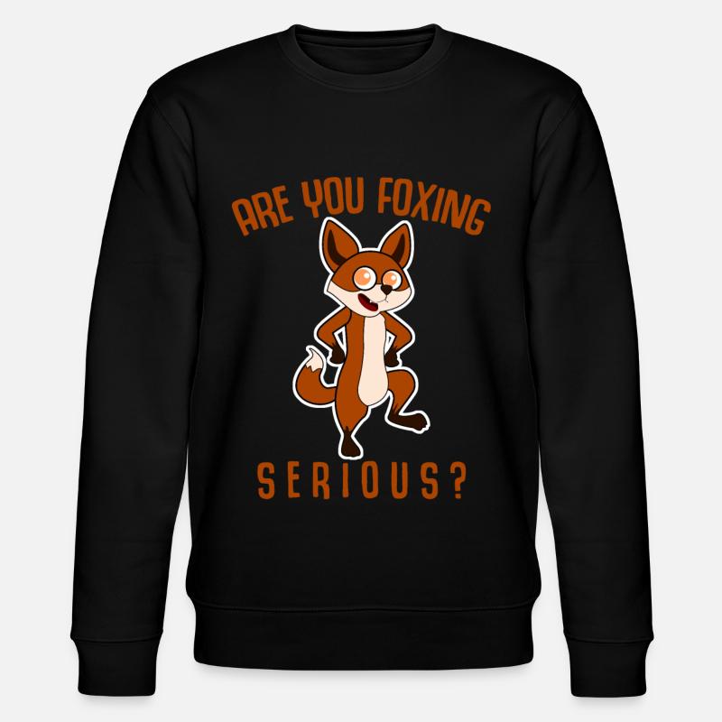 Fox drôle blague renards - Sweat bio CHANGER Stanley/Stella Unisexe - noir