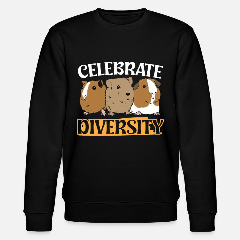 Celebrate Diversity - Stanley/Stella Unisex Bio-Sweatshirt CHANGER  - Schwarz