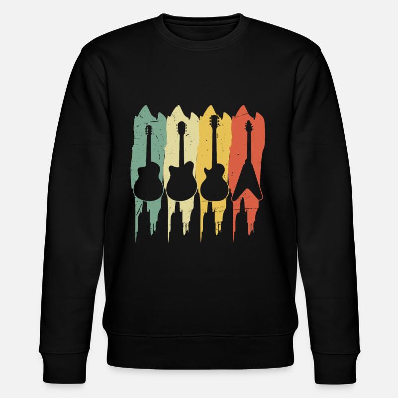 Conception de guitare musicale - Sweat bio CHANGER Stanley/Stella Unisexe - noir