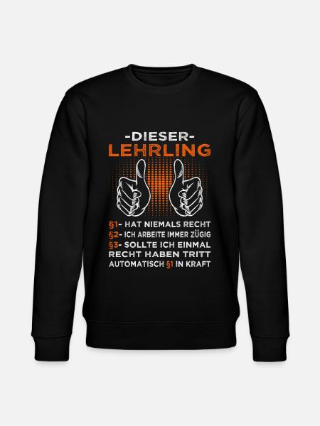 Lehrling & Azubi Sprüche - Stanley/Stella Unisex Bio-Sweatshirt CHANGER - Schwarz