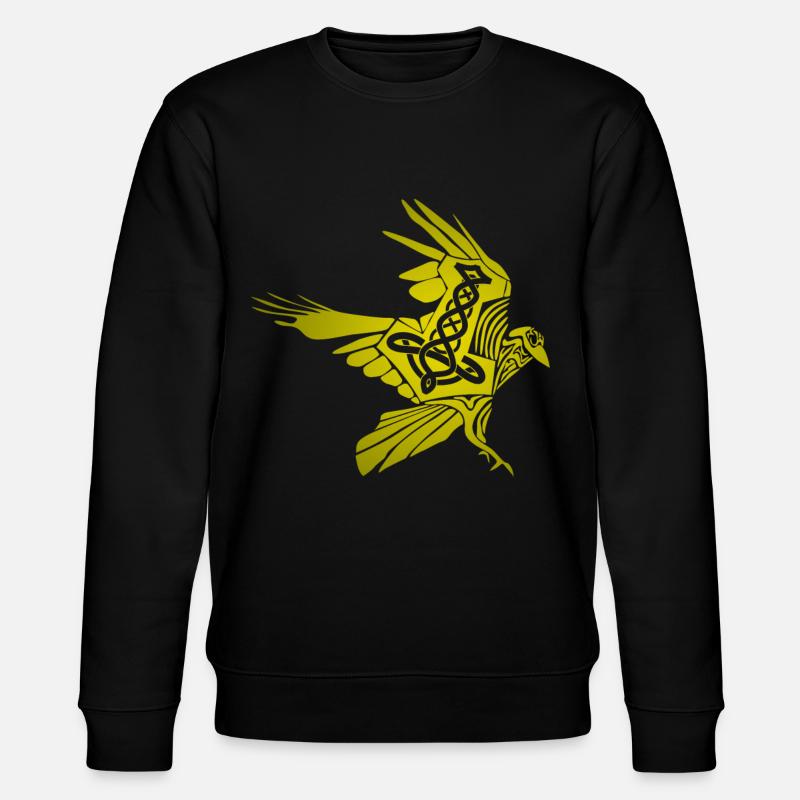 Raven Viking Ravens - Stanley/Stella CHANGER Unisex Organic Sweatshirt - black