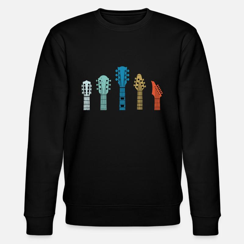 Play Guitar Design - Stanley/Stella CHANGER Unisex Organic Sweatshirt - black