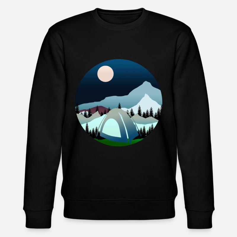 Randonnée Camping Alpinisme Trekking - Sweat bio CHANGER Stanley/Stella Unisexe - noir