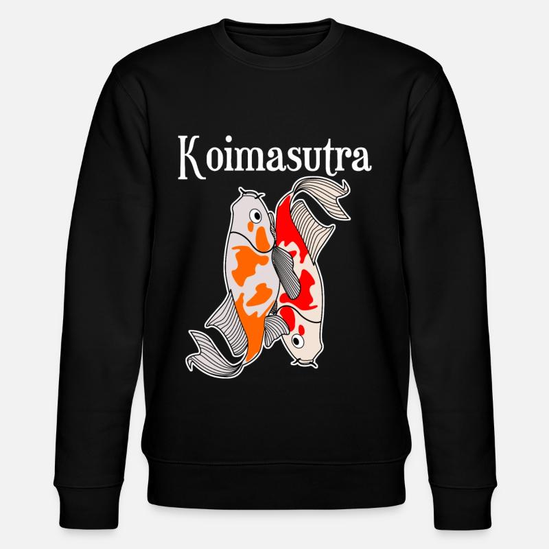 Koi Carp Koimasutra Kois - Stanley/Stella CHANGER Unisex Organic Sweatshirt - black