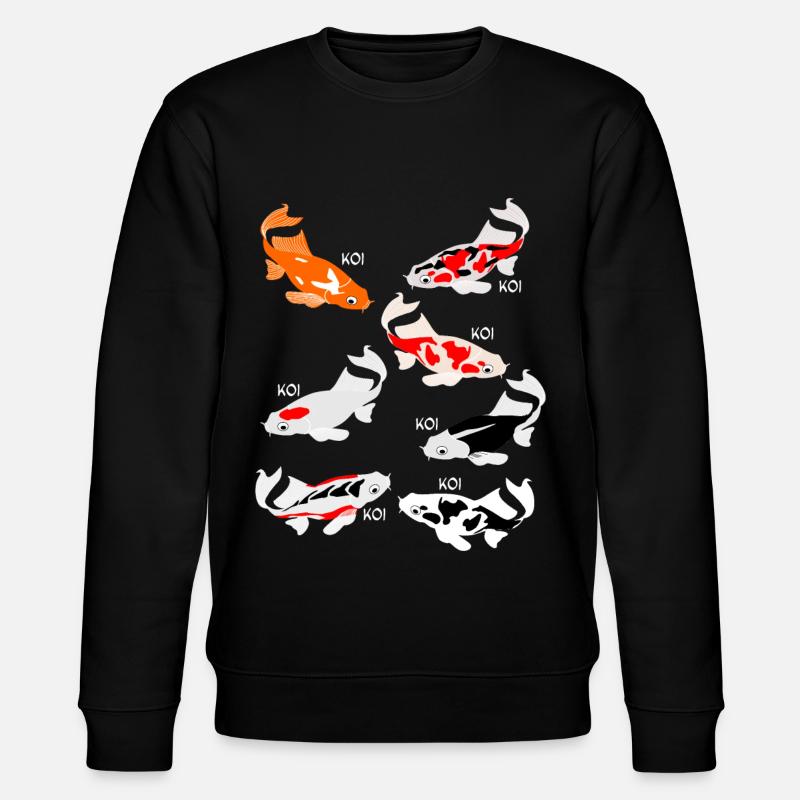 Carpe Koi Koi - Sweat bio CHANGER Stanley/Stella Unisexe - noir