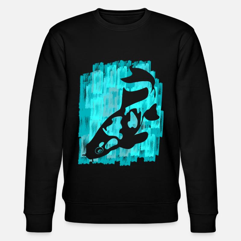 Koi Carpe Poisson Koi - Sweat bio CHANGER Stanley/Stella Unisexe - noir