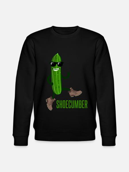 Cucumber with shoes Shoecumber cucumbers - Stanley/Stella CHANGER Unisex Organic Sweatshirt - black