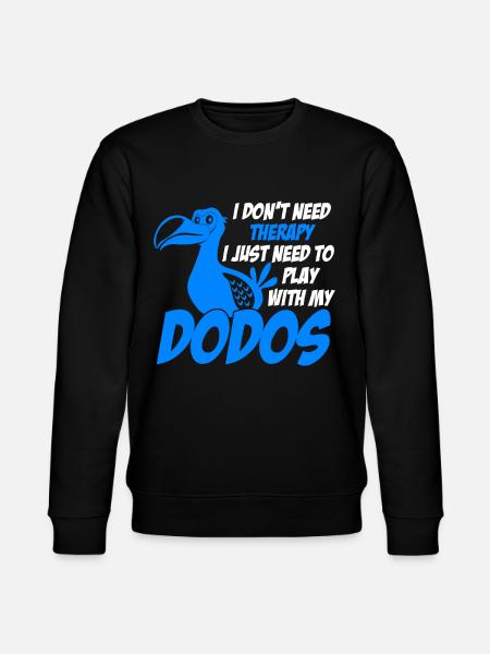 Dodo Dodos - Stanley/Stella CHANGER Unisex Organic Sweatshirt - black