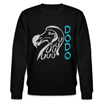 Dodo Vogel Dodos - Stanley/Stella Unisex Bio-Sweatshirt CHANGER  - Schwarz - Vorne - Nik (191cm) & Marisol (170cm)