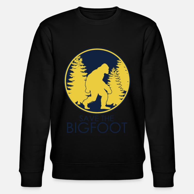 Bigfoot Sasquatch - Stanley/Stella Unisex Bio-Sweatshirt CHANGER  - Schwarz