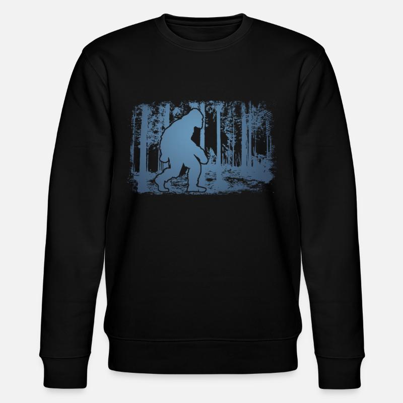 Bigfoot dans la forêt - Sweat bio CHANGER Stanley/Stella Unisexe - noir