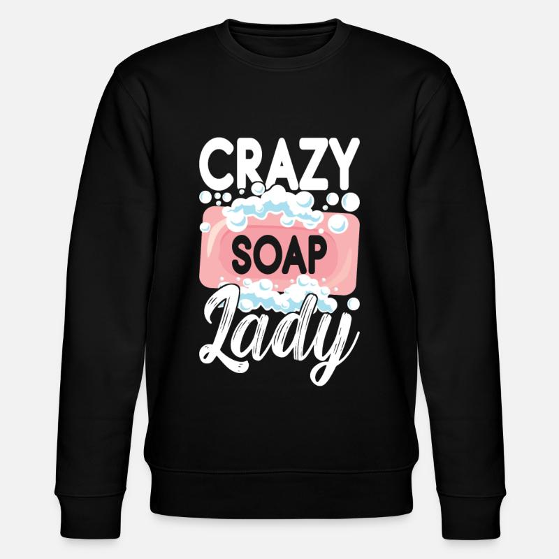 Soap maker soap making - Stanley/Stella CHANGER Unisex Organic Sweatshirt - black
