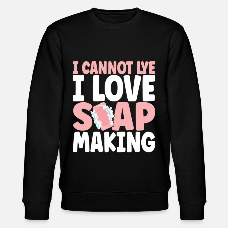 Soap maker soap making - Stanley/Stella CHANGER Unisex Organic Sweatshirt - black
