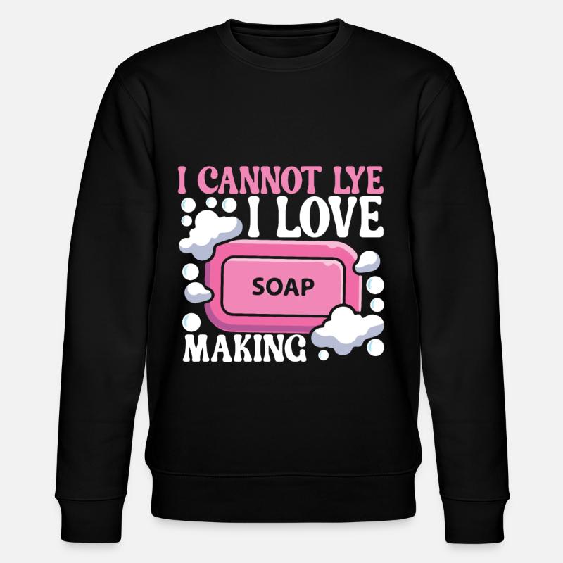 Soap maker soap making - Stanley/Stella CHANGER Unisex Organic Sweatshirt - black