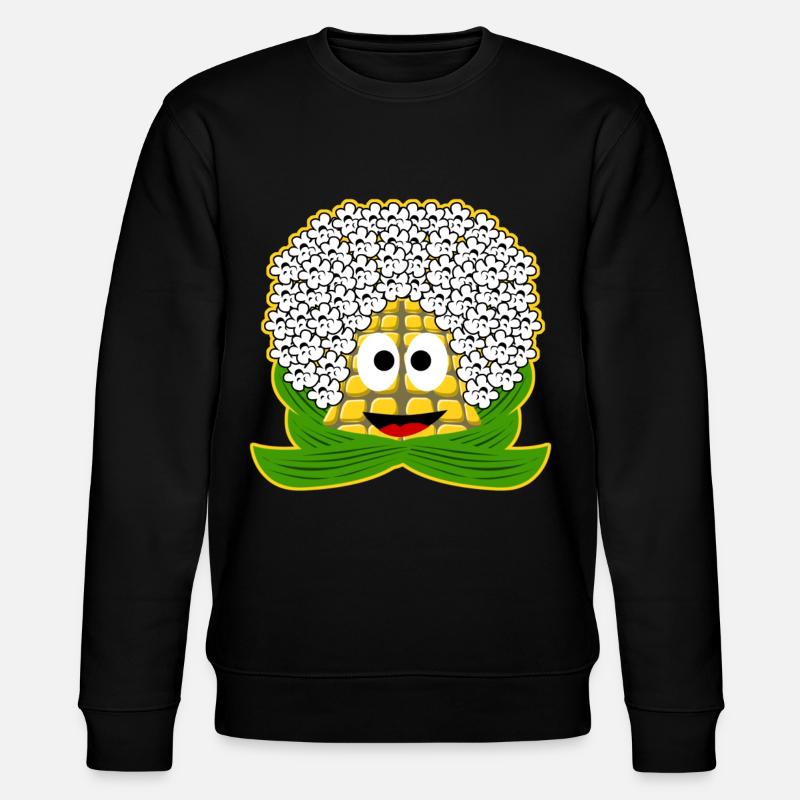 Maïs soufflé - Sweat bio CHANGER Stanley/Stella Unisexe - noir