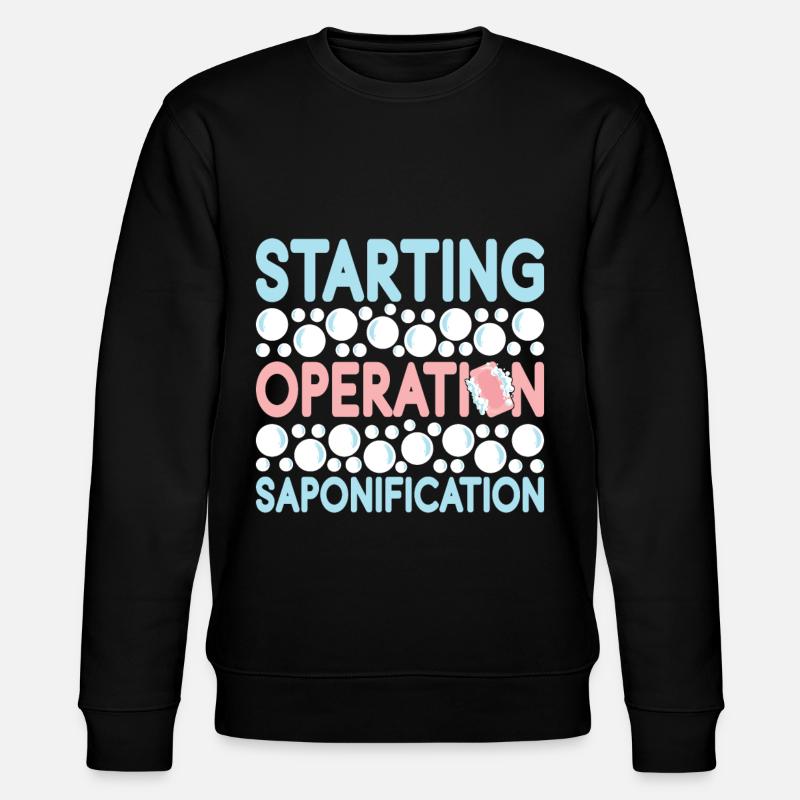 Soap maker soap making - Stanley/Stella CHANGER Unisex Organic Sweatshirt - black