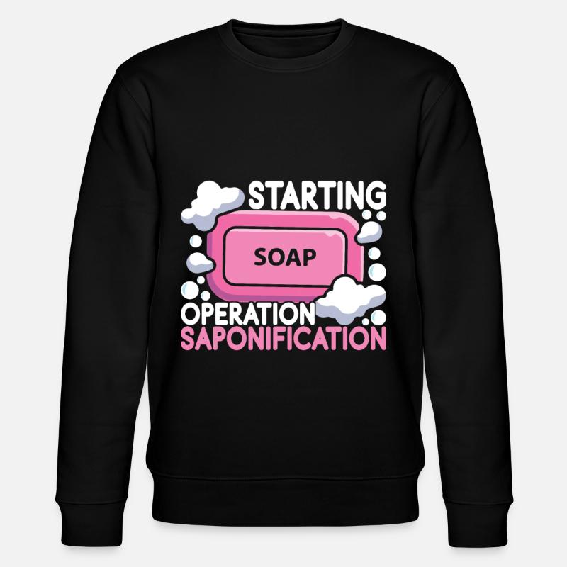 Soap maker soap making - Stanley/Stella CHANGER Unisex Organic Sweatshirt - black