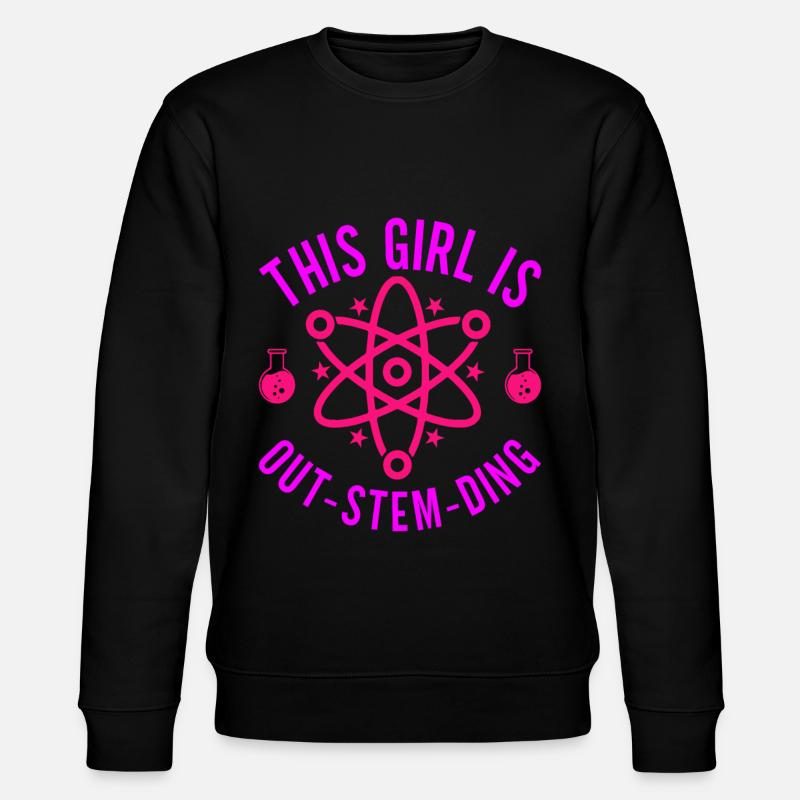 Femmes Steminist en science - Sweat bio CHANGER Stanley/Stella Unisexe - noir