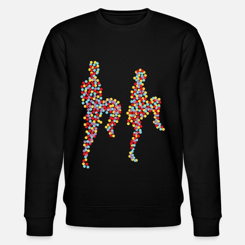 Boogie Woogie Tanzen Retro Swing - Stanley/Stella Unisex Bio-Sweatshirt CHANGER  - Schwarz