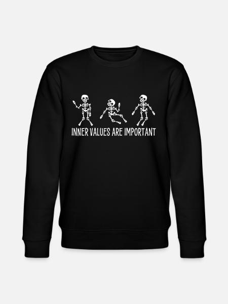 X-ray skeleton X-ray radiology - Stanley/Stella CHANGER Unisex Organic Sweatshirt - black
