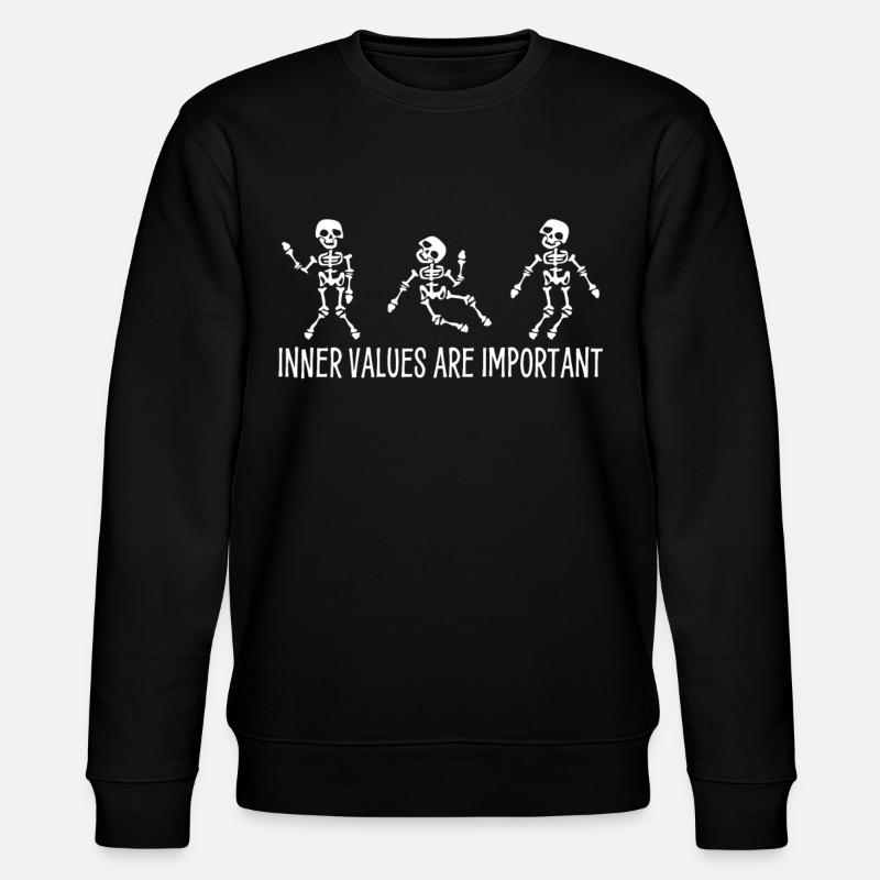 Squelette radiographique Radiologie - Sweat bio CHANGER Stanley/Stella Unisexe - noir