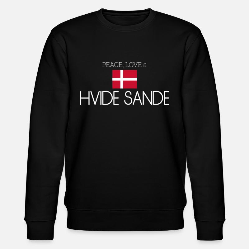 Hvide Sande Dänemark - Stanley/Stella Unisex Bio-Sweatshirt CHANGER  - Schwarz