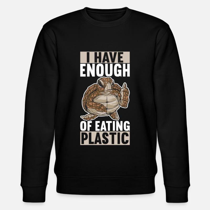 Angry Turtle - Stanley/Stella CHANGER Unisex Organic Sweatshirt - black