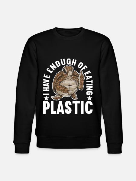 Angry Turtle - Stanley/Stella Unisex Bio-Sweatshirt CHANGER - Schwarz