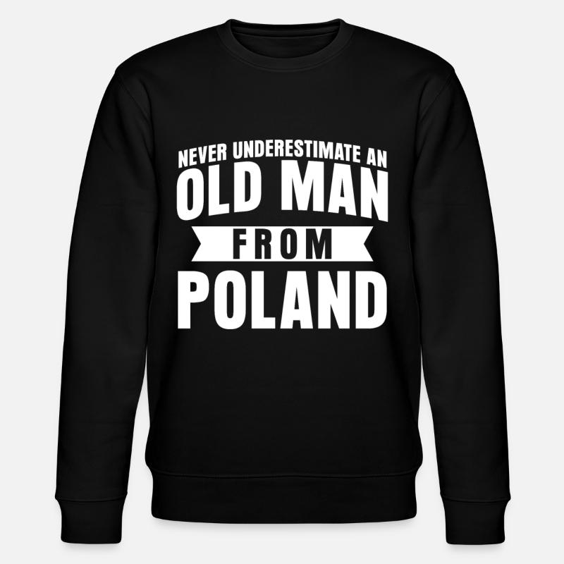 Poland Saying Polish - Stanley/Stella CHANGER Unisex Organic Sweatshirt - black