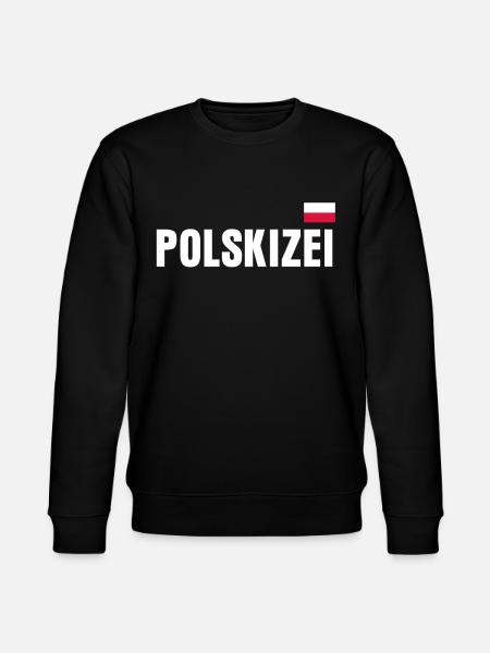 Polen Spruch Witz Polnisch - Stanley/Stella Unisex Bio-Sweatshirt CHANGER  - Schwarz